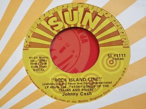 5-JOHNNY CASH-ROCK ISLAND LINE-SUN - Picture 1 of 2