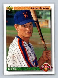 Jeromy Burnitz 1992 Upper Deck #65 Pittsfield Mets - Picture 1 of 2