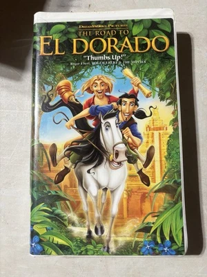 The Road to El Dorado 2000 VHS Clamshell Edition Dreamworks Home Entertainment - Image 1 of 3