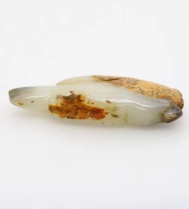 Collection ,-carved Chinese HeTian white jade cicada pendant amulet D580 - Picture 1 of 5
