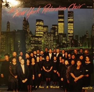 NEW YORK RESTORATION CHOIR *I See World* 1990 GOSPEL LP on SAVOY 14799 VG++ Copy - Picture 1 of 2