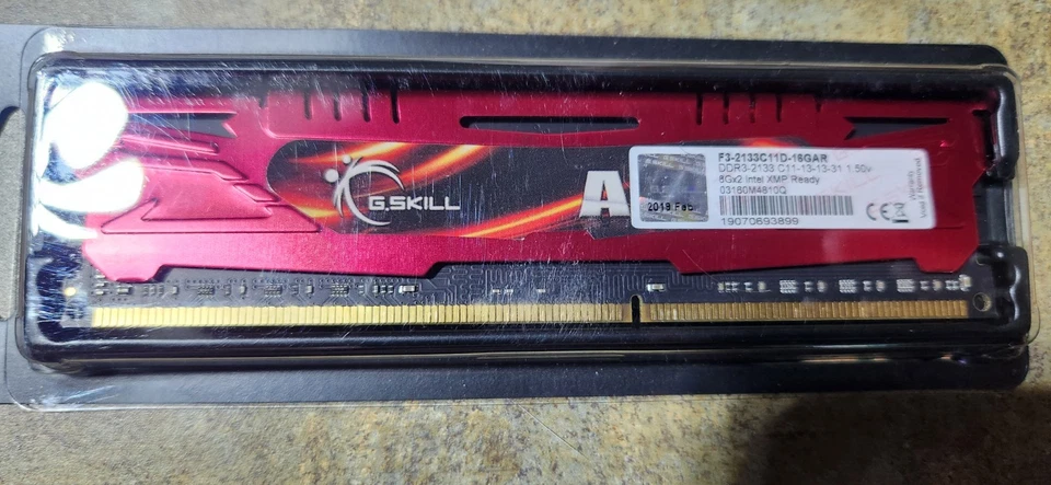 G.Skill ARES 16GB Kit 2x8GB DDR3 2133 RAM F3-2133C11D-16GAr PC3-17000 Open Box - Image 1 of 1