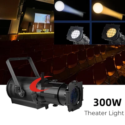 300w Led Profile Spot Lights Warm White Dmx Ellipsoidal Led Ellipsoidal Light - Image 1 of 4