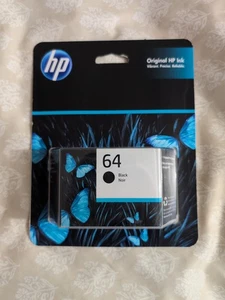 HP 64 Black Ink Cartridge EXP 7/2025 Genuine OEM Brand New & Sealed HP64 - Picture 1 of 2