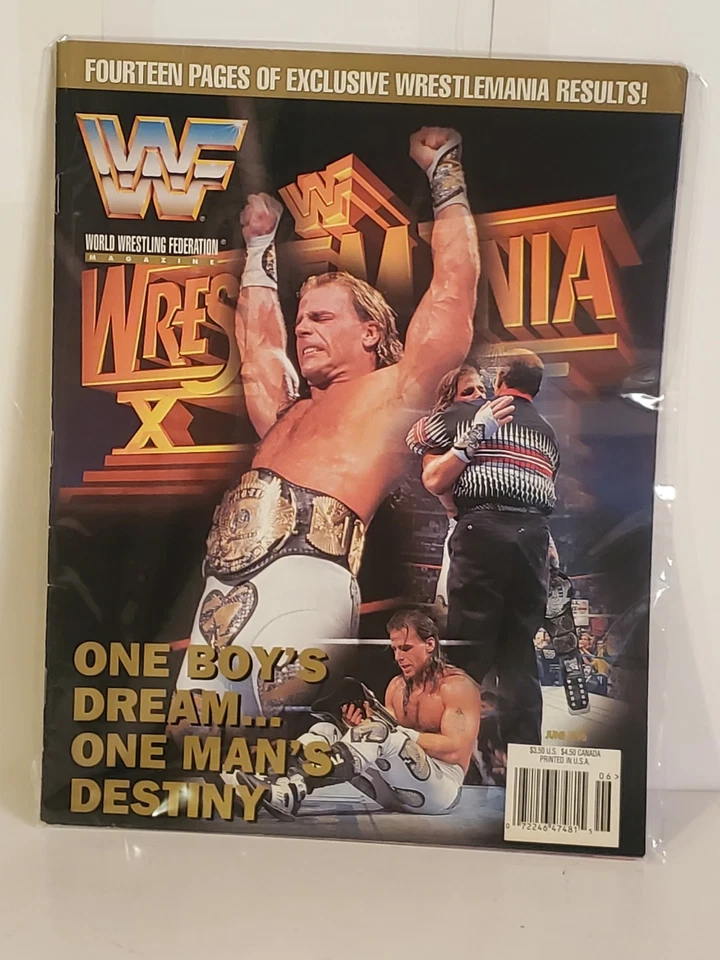 WWF Magazine June 1994 WrestleMania X Shawn Michaels Razor Ramon Vintage WWE... - Image 1 of 4