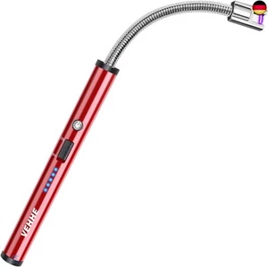 VEHHE Langes Feuerzeug, USB Elektro LED-Display Elektronisches Lichtbogen - Bild 1 von 8