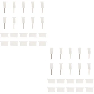 2 Count Mobile Dust Plugs Usb Type-c Caps Phone Cover Headphone Jack - Picture 1 of 12