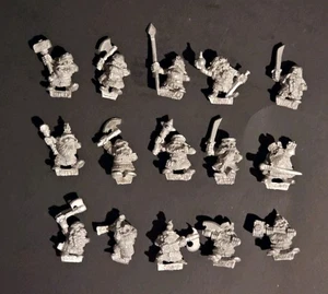 15 Warhammer Zwergen Clan Plünderer Metall Miniaturen - Bild 1 von 2