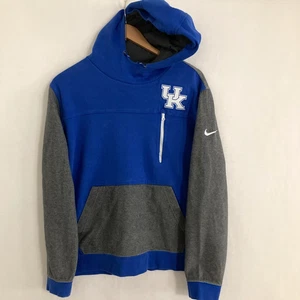 Nike University Kentucky Wildcats Hoodie L Colorblock UK Pullover Sweater - Picture 1 of 9