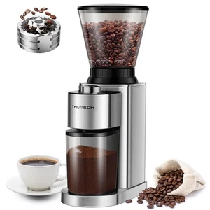 Conical Burr Coffee Grinder Electric, Upgrade Anti-static Electric Espresso C... - Picture 1 of 6