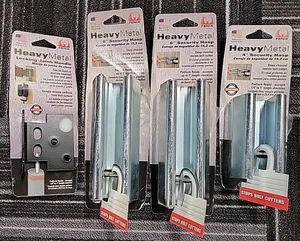 Fenix Heavy Metal 4", 6", Hasp And Locking Jamb Security Hasp. Lot Of Four - Picture 1 of 7