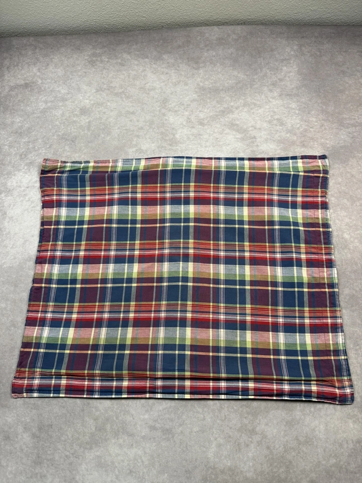 VTG Ralph Lauren Pillow Sham Cover Standard Tartan Plaid 100% Cotton Made USA - Image 1 of 4