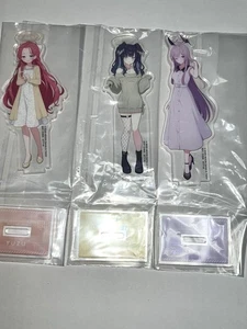 3pcs Anime Character Acrylic Stand Keychain Set Cute Design - Picture 1 of 1