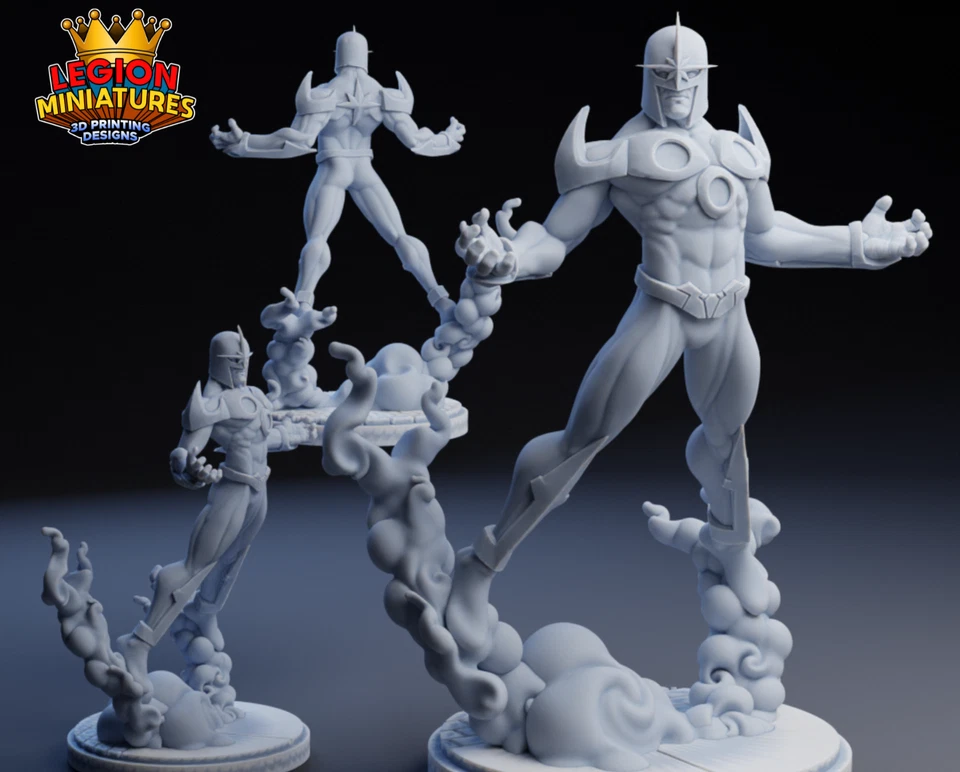 Kit Modelo Estatua Escultura Resina Nova Marvel Sin Pintar/Sin Montar Foto 1 de 1