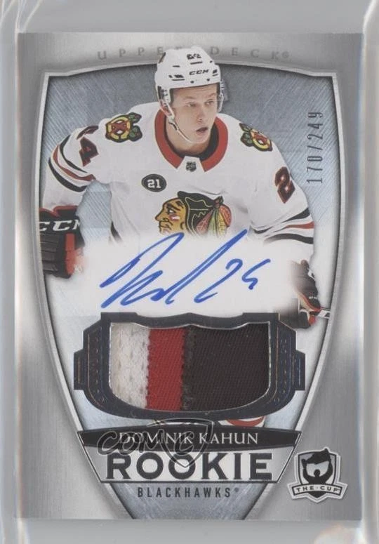 2018-19 Upper Deck The Cup /249 Dominik Kahun #137 RPA Rookie Patch Auto RC - Image 1 of 2