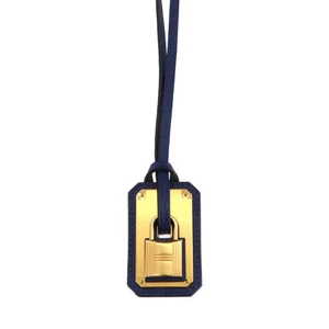 HERMES O'Kelly GM Halskette Anhänger Swift Bleu Saphir Accessoire 90289128 - Bild 1 von 6