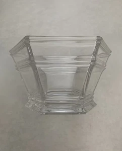 Tiffany & Co Windham Crystal Glass Bowl Hexagon Six Sided 6.5” X 4” MCM Nice! - Picture 1 of 9
