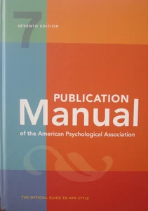 Publikationshandbuch der American Psychological Association (7. Hardcover) - Bild 1 von 1