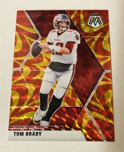 Panini Mosaic Prizm Reactive Orange 2020 Tom Brady #135 Buccaneers - Imagen 1 de 2