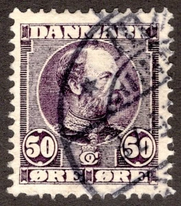 DENMARK 1905 SC #68 - VF 50 ore Christian IX  cv $120.00  *Bay Stamps* - Picture 1 of 2
