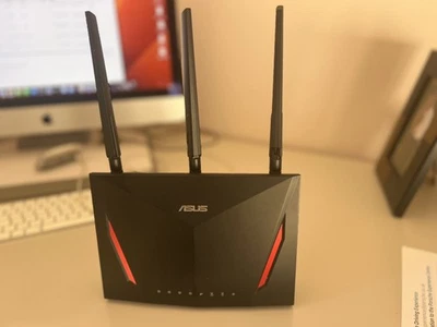 Asus RT-AC86U Wireless Router, Gigabit, Dual-band, WiFi Router, AC2900, Gaming - Image 1 of 3