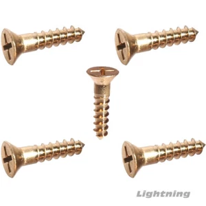 #12 x 1-3/4" Silicon Bronze Wood Screws, Flat Head, Frearson Drive Qty 250 - Picture 1 of 3