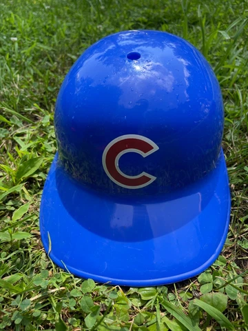 VTG MLB Chicago Cubs Baseball Adjustable Batting Helmet 1970's Cover