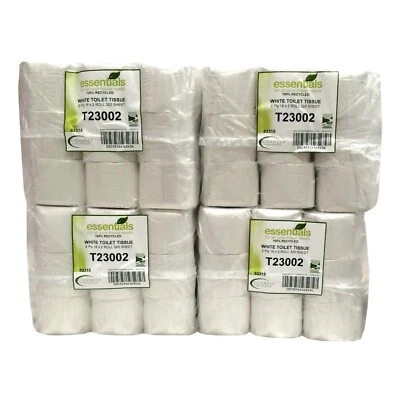 Toilet Rolls Tissue Paper 44 Rolls 320 sheet Recycled - Image 1 of 4
