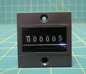 Redington Panel Mount Electrical Counter P/N P2-4816, 115 AC, 6680-01-423-6385 - Picture 1 of 10