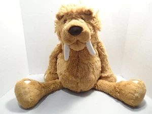 Jellycat Stellan Sabre Tooth Tiger Retired New Plush 21" - Picture 1 of 4