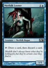 4x Merfolk Looter ~ Near Mint Magic 2012 M12 MTG Magic x4 4 UltimateMTG Playset