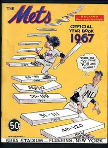 New York Mets 1967 Yearbook SECOND Revised Edition Berra Nolan Ryan Tom Seaver  - Picture 1 of 2