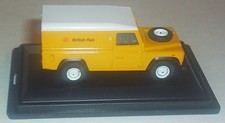 OXFORD DIECAST LAND ROVER DEFENDER 1:76 SCALE BRITISH RAIL YELLOW CAR TOY MODEL