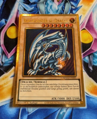 Yu-Gi-Oh! Blauäugiger W. Drache MAGO-DE001 GOLD Rare! Deutsch! 1.Auflage! TOP - Bild 1 von 4