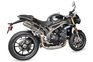 Escape Speed Triple 1050 SP Engineering Acero Inoxidable Stubby Moto GP 2018-2020 - Imagen 1 de 6