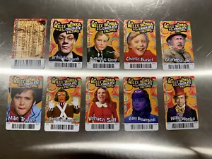 Willy Wonka Arcade Coin Pusher 10 Card Set, Rare Golden Ticket, Timezone Kingpin - Picture 1 of 2