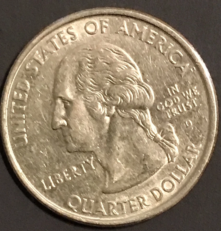 2000- D Maryland Statehood US Quarter *AU* Partial Collar Misaligned Doubled Die - Image 1 of 4