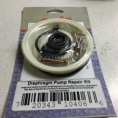 bomba diafragma solo kit reparación solo 0610406-k diafragma 0610406 klesco parte 480134 Foto 1 de 4