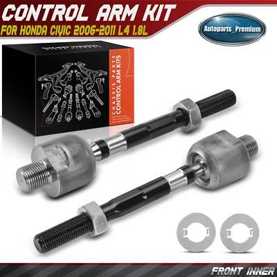 Extremo de barra de amarre interior delantero 2 piezas para Honda Civic 2006 2007-2011 L4 1,8 L 53010SNEA01 Foto 1 de 4