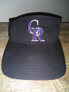 Nueva gorra visera del equipo de béisbol de los Colorado Rockies - gorra negra para hombre MLB Fan Gear - Imagen 1 de 11