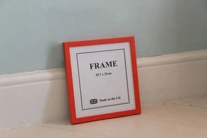 Orange Square Picture Photo Frame 10x10"  - Picture 1 of 1