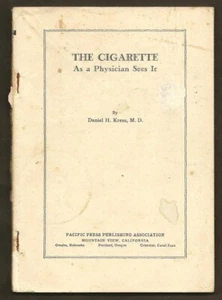 THE CIGARETTE AS A PHYSICIAN SEES IT by Daniel H. Kress, M.D. - Picture 1 of 1