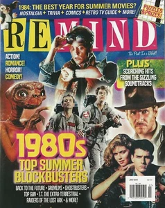 Remind Magazine July 2019 1980s Top Summer Blockbusters 1984 Movies NM No Label - Picture 1 of 1