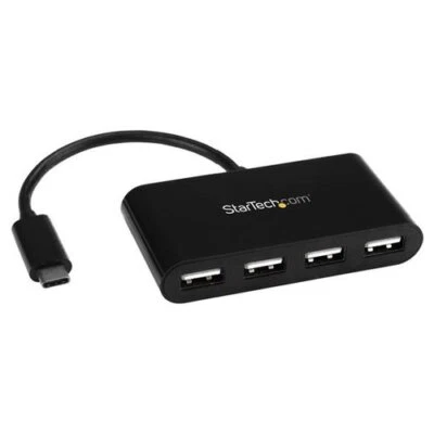 Startech.Com Hub USB 2.0 Black 4 porte ST4200MINIC - Immagine 1 di 4