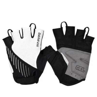 Guantes de ciclismo de dedo corto para hombre bicicleta de montaña medio dedo a prueba de golpes antideslizantes Foto 1 de 4