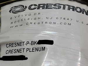Cable de control de medios/panel táctil compuesto Crestron Cresnet-P-BK CMP negro/50 ft - Imagen 1 de 9