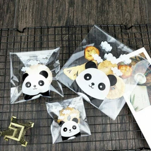 100x Panda Bolso Autoadhesivo Caramelo Galletas Galletas Paquete de Regalo Bolsa Fiesta Favor - Imagen 1 de 11