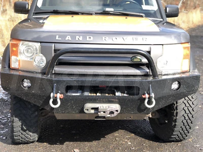 Lucky 8 CFE Steel Winch Bumper for Land Rover LR3 2005–2009 Off-Road Armor - Image 1 of 4