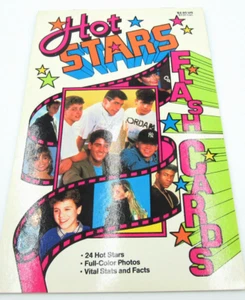 Hot Stars Flash Cards NKOTB Corey Haim River Phoenix Janet Jackson Paula Abdul - Picture 1 of 4