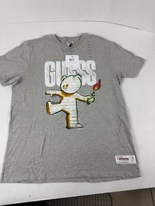Guess X Brandalised Banksy, Follow your Dreams, Size L Gray - Picture 1 of 6